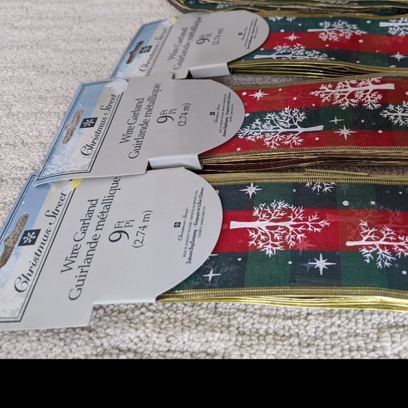 6 packages Christmas Wire Garland - Picture 4 of 10